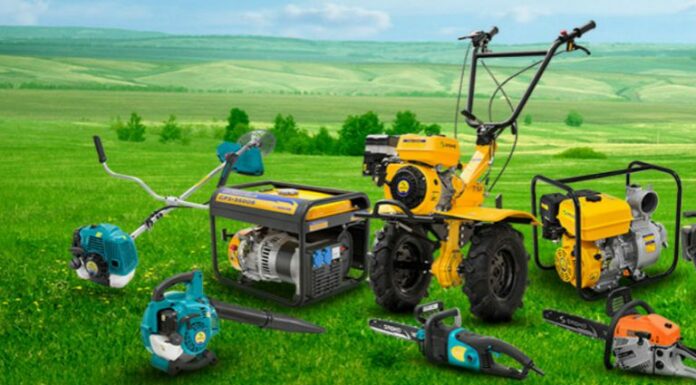 Виды садовой и силовой техники
