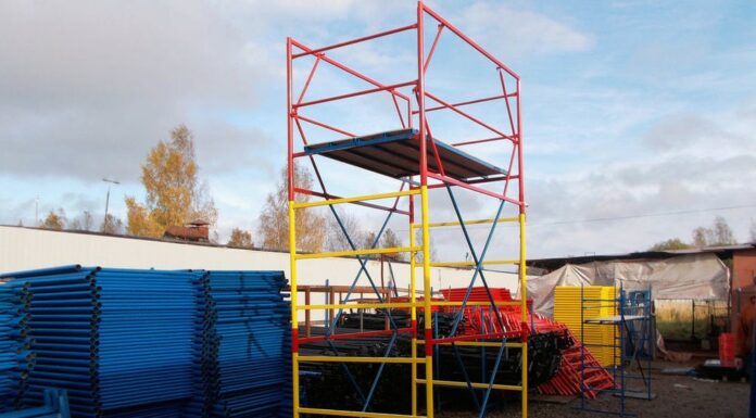 Аренда вышки для отделочных и строительных работ в Москве и Московской области