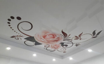 Рисунок на натяжном потолке, как его наносят и на какую поверхность