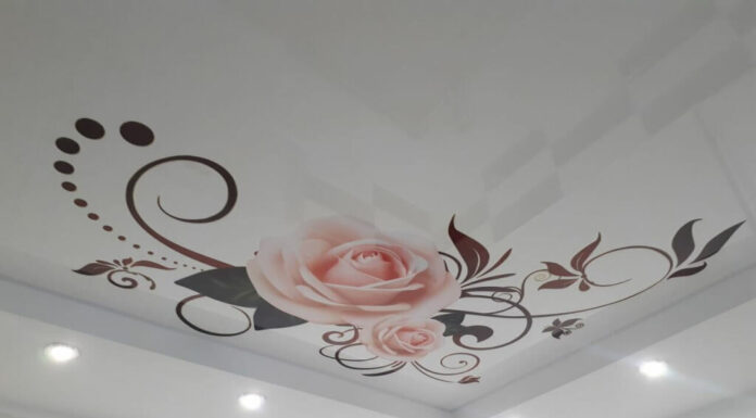 Рисунок на натяжном потолке, как его наносят и на какую поверхность