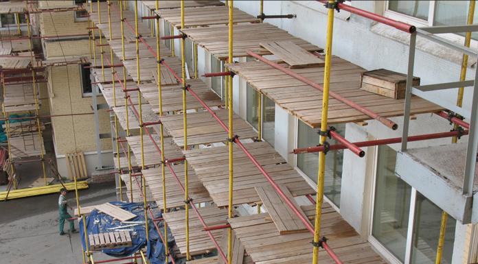 Особенности строительных лесов