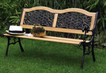 Качественная скамейка для сада