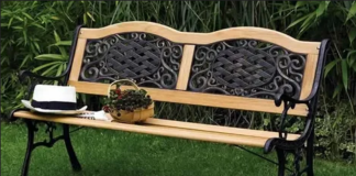 Качественная скамейка для сада