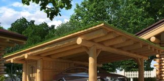 Как выбрать навес для авто из дерева?