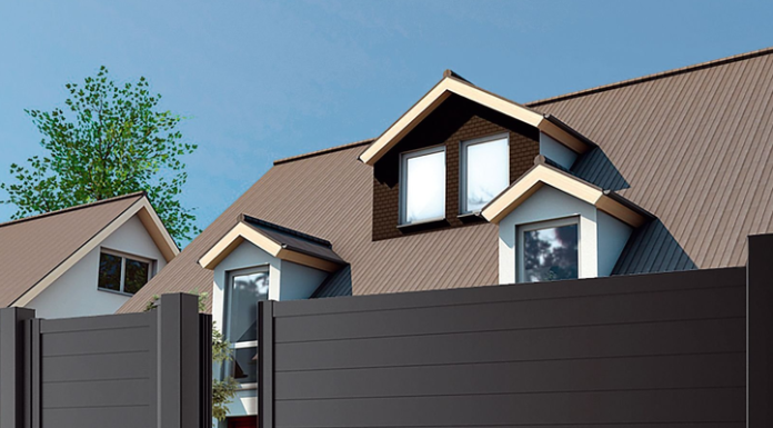 Красивые ворота для дома