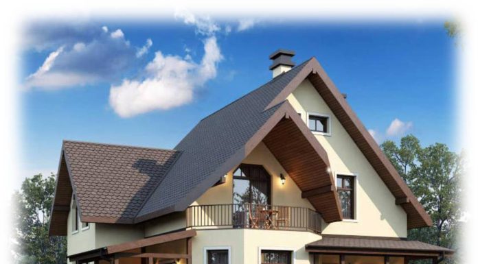 Почему привлекательны двухэтажные дома из блоков с мансардой и многоскатной крышей