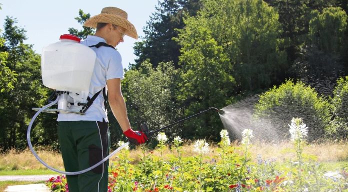 Использование леек и опрыскивателей