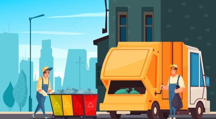 Вывоз мусора в баках