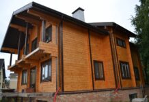 Подготовка деревянного дома к покраске