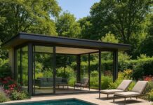 Раздвижной павильон для бассейна: функциональность, комфорт и защита круглый год