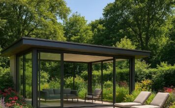 Раздвижной павильон для бассейна: функциональность, комфорт и защита круглый год